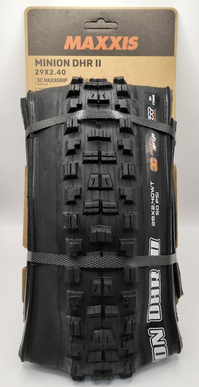 MAXXIS | Cubierta de Mtb MINION 29x2.40wt DHR II 60x2 tpi 3CG/TR/DH