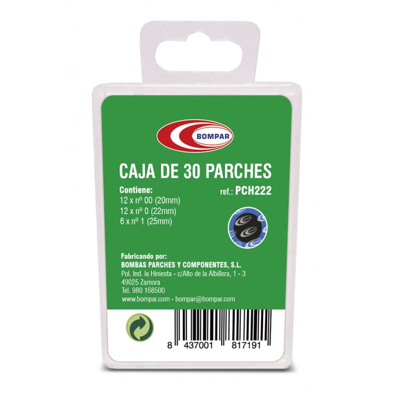 BOMPAR | Caja de Parches Surtidos (30 uds)
