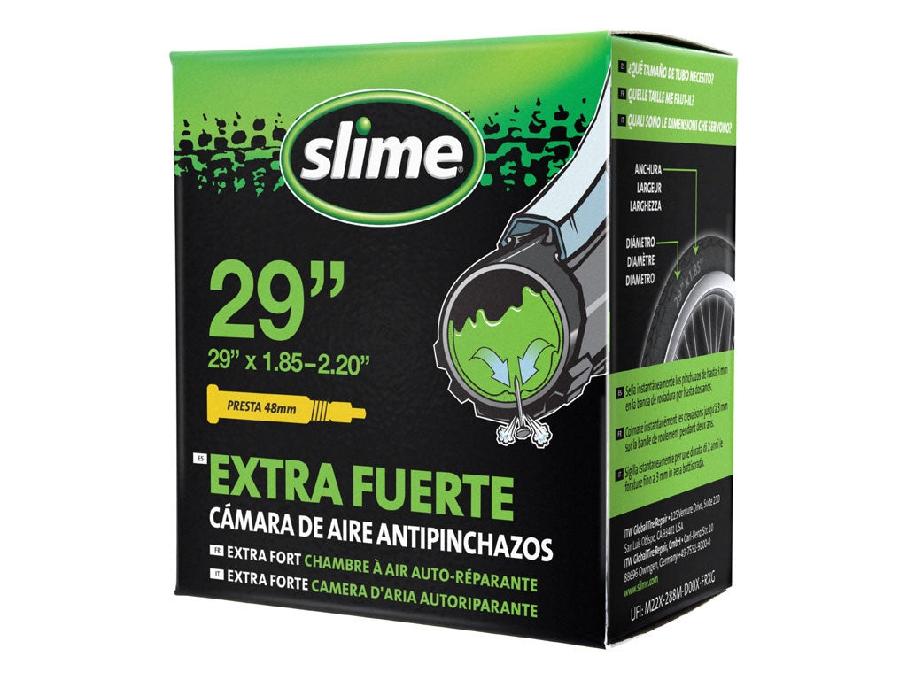 SLIME | Cámara de 29x1.85-2.20 Antipinchazos Válvula Presta