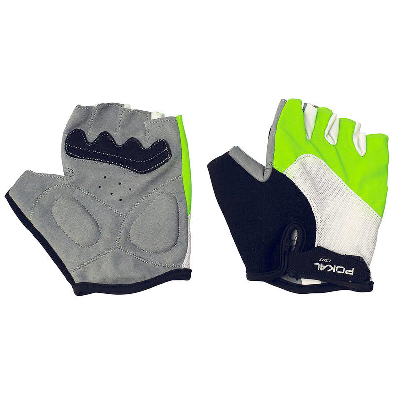 POKAL | Guantes Cortos Ari verde-blanco