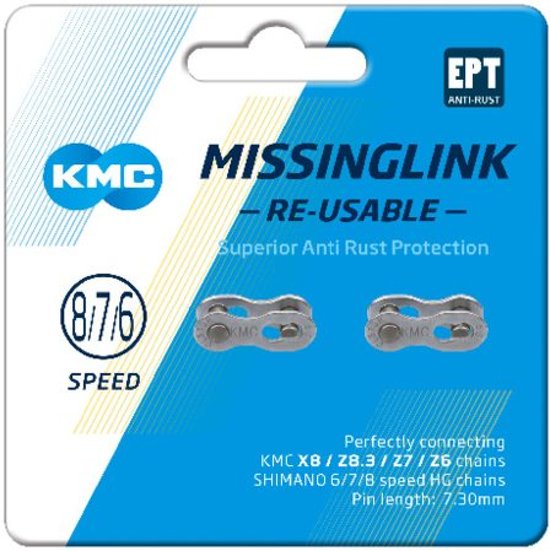 KMC | Enganche de Cadena 6-7-8v (2uds)