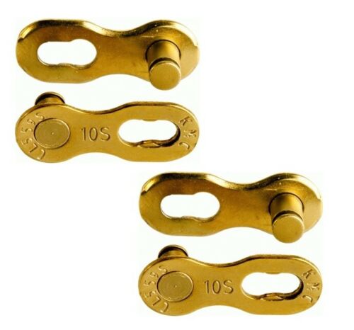 KMC | Enganche de Cadena 10v (Oro) (2 uds)