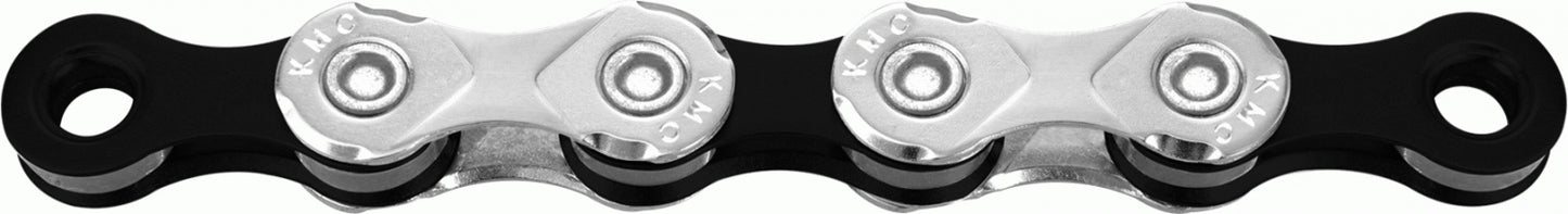 KMC | Cadena X10 10v 114 Eslabones (Plata/Negro)
