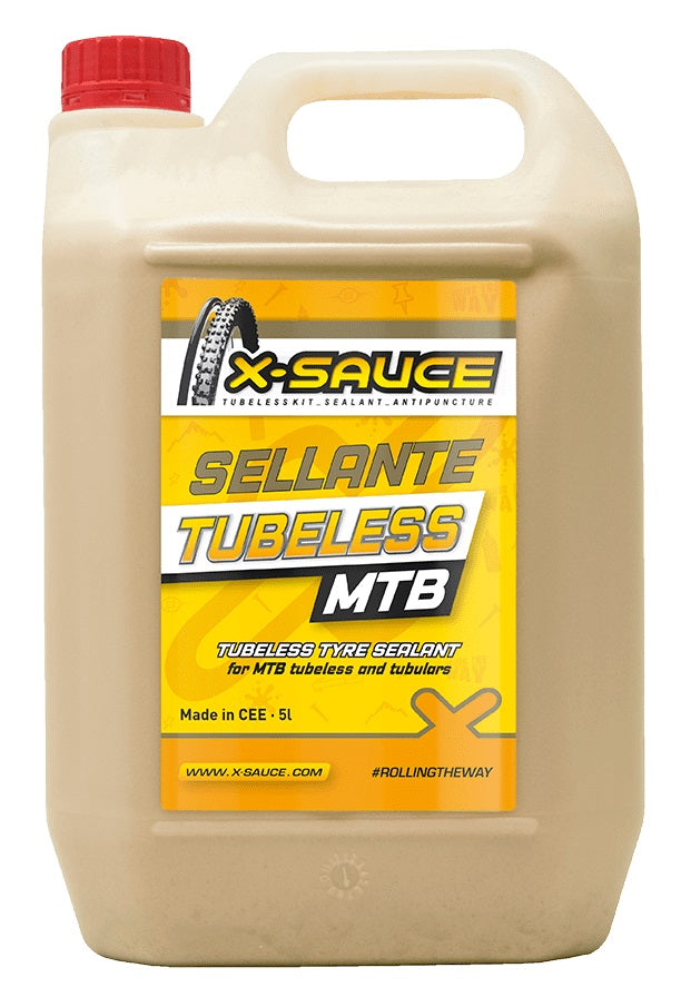 X-SAUCE | Sellante Antipinchazos Tubeless para Mtb 5L