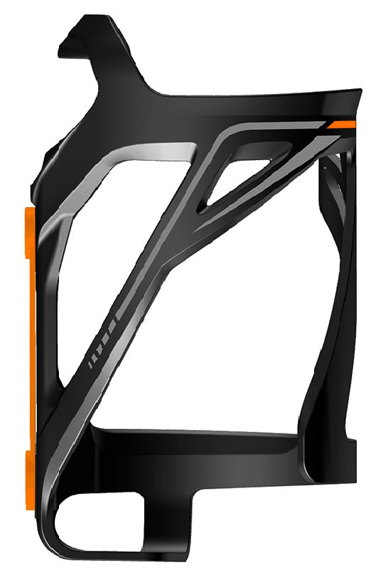 RACEONE | Portabidón de Salida Lateral Kela -negro naranja