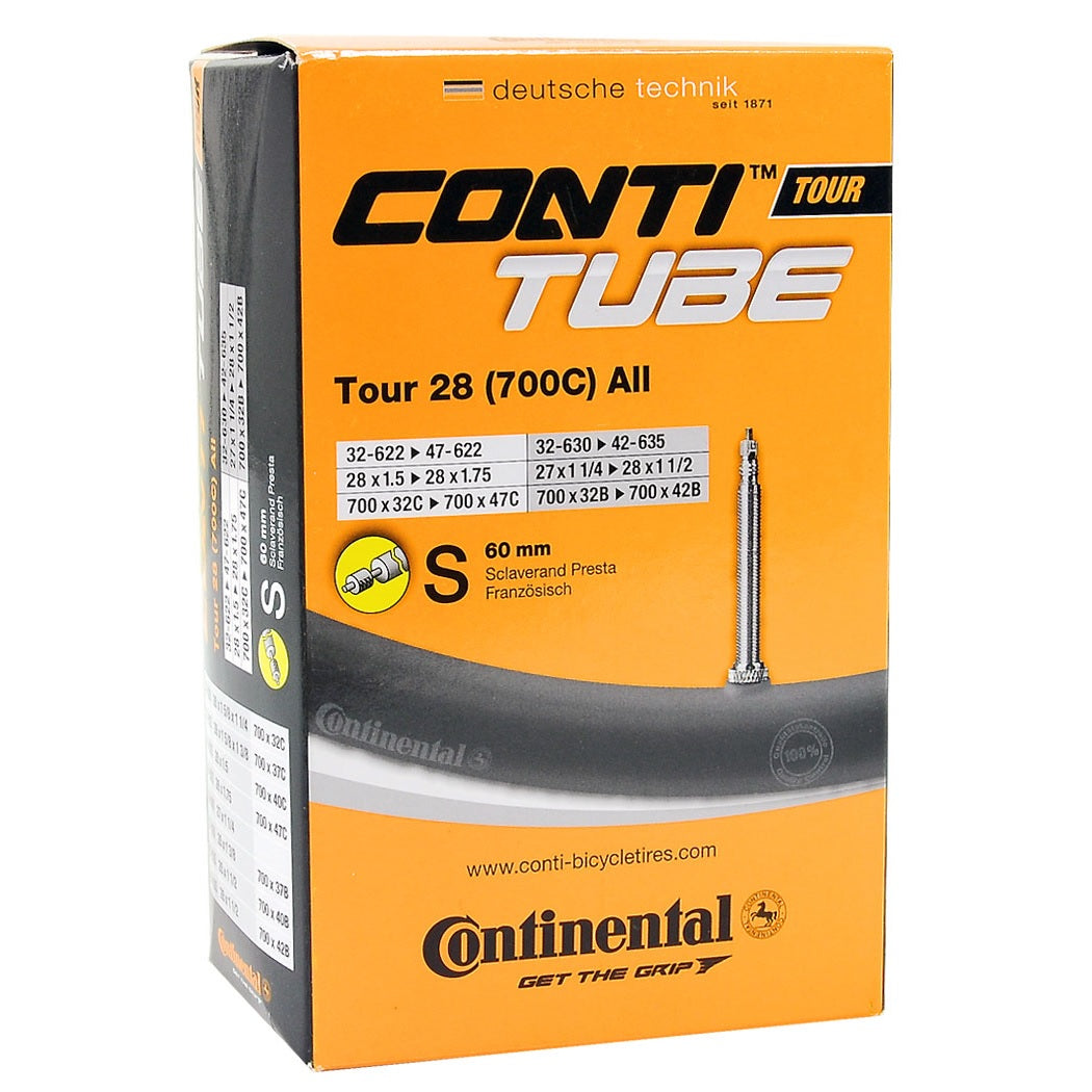 CONTINENTAL | Cámara Tour 28x1.75 Válvula Presta 60 mm