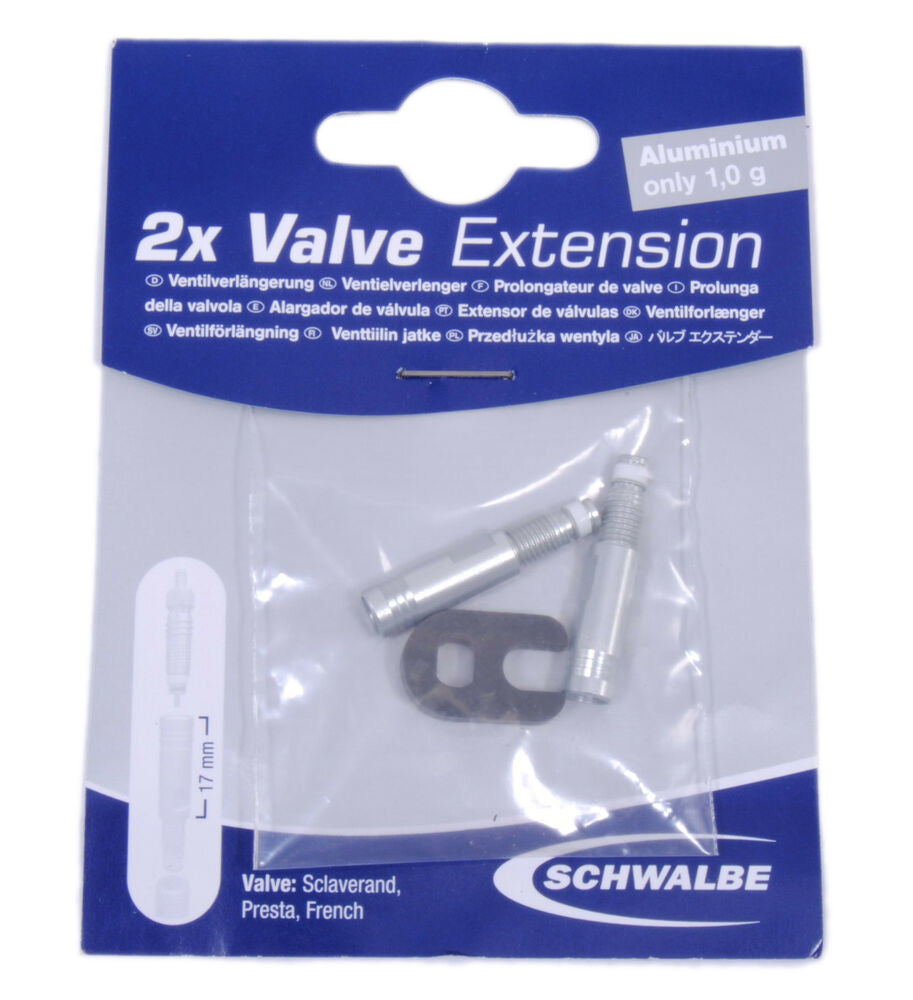 SCHWALBE | Extensiones de Válvula 17mm