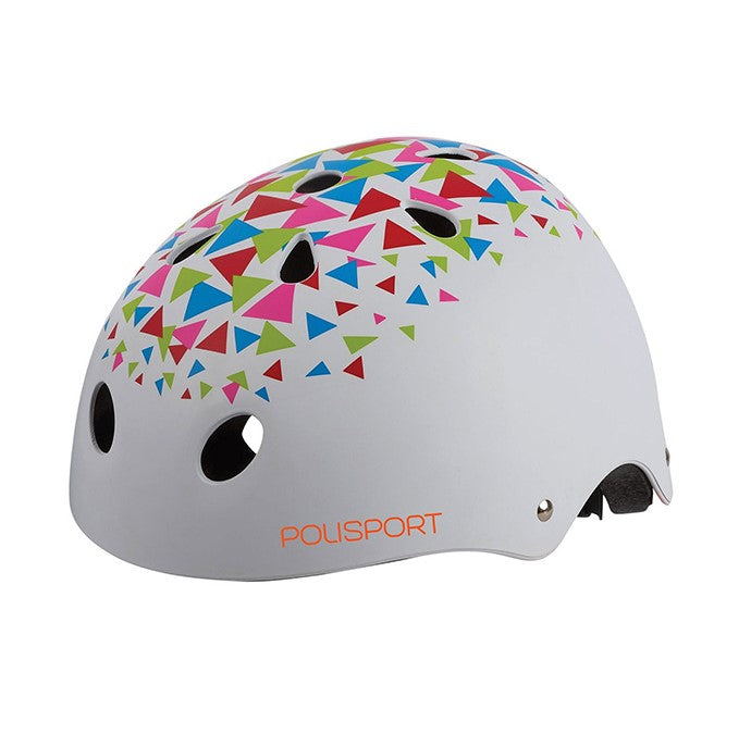 POLISPORT | Casco de ciclismo Júnior Urban Radical -blanco