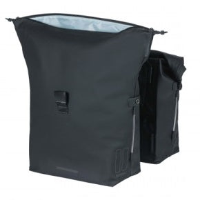 BASIL | Alforjas Dobles Soho Nordlicht Negro 41L