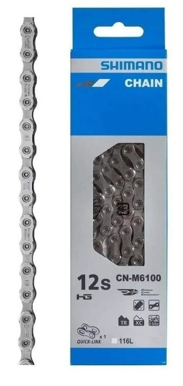 SHIMANO | Cadena DEORE M6100 12v 116 Eslabones