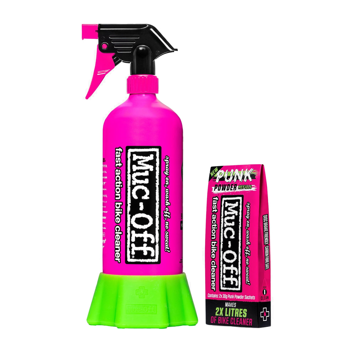 MUC-OFF | Kit Limpiador Punk Powder + Botella For Life