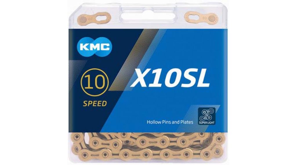 KMC | Cadena X10SL 10v 114 Eslabones (Oro)