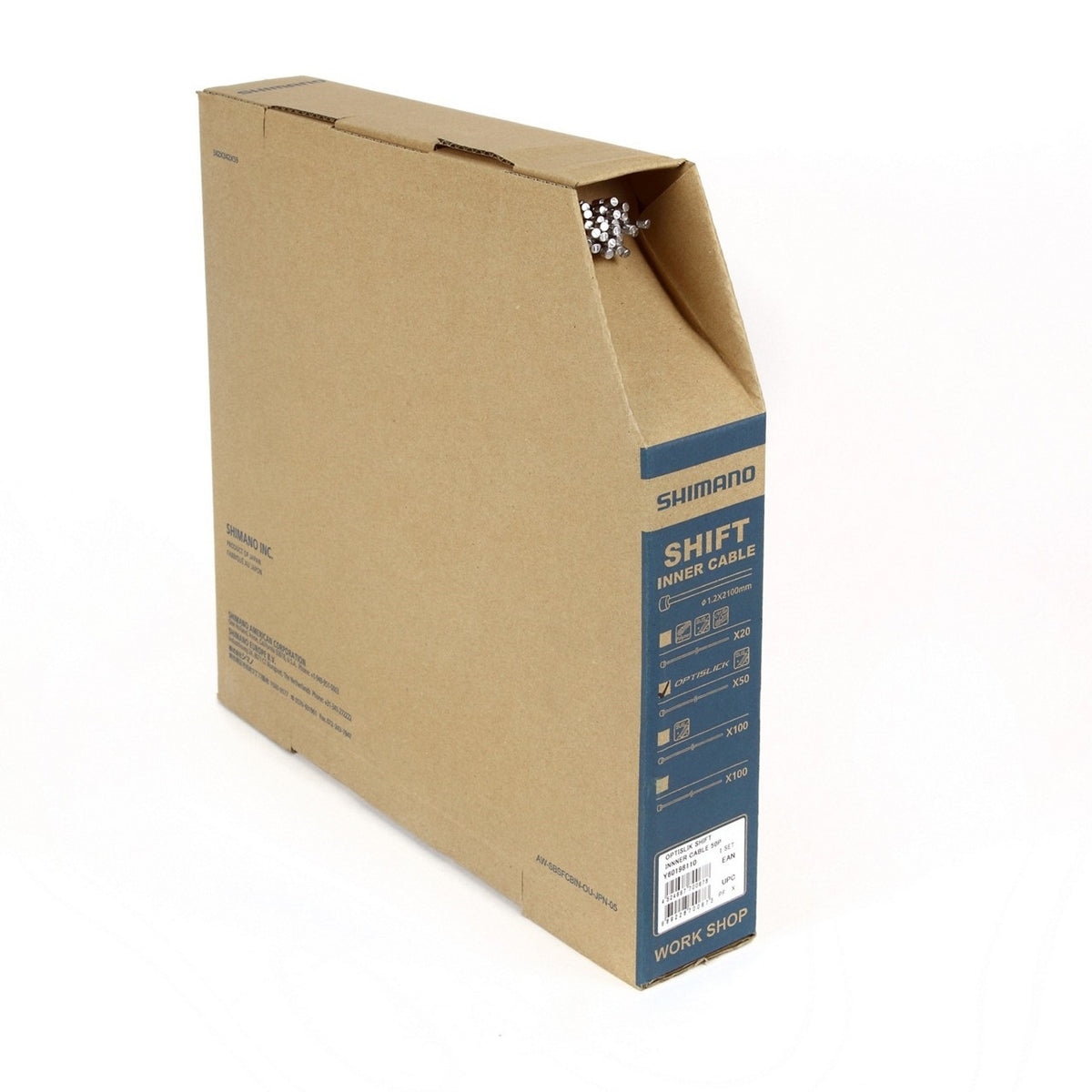 SHIMANO | 50 Cables de Cambio Optislick Carretera