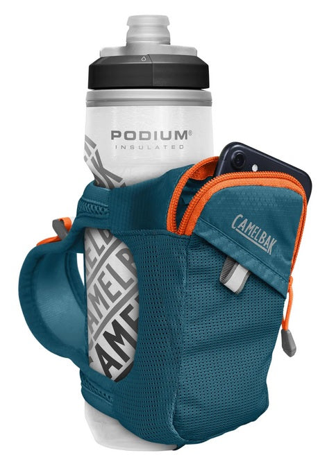 CAMELBAK | Portabidón de mano con Bidón Podium Chill Quick Grip Chill -azul