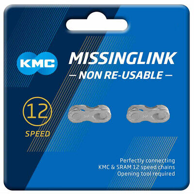 KMC | Enganches de Cadena 12NR EPT 5.2 mm 12v (Plata)
