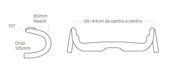 ZIPP | Manillar de Carretera SL 80 Race