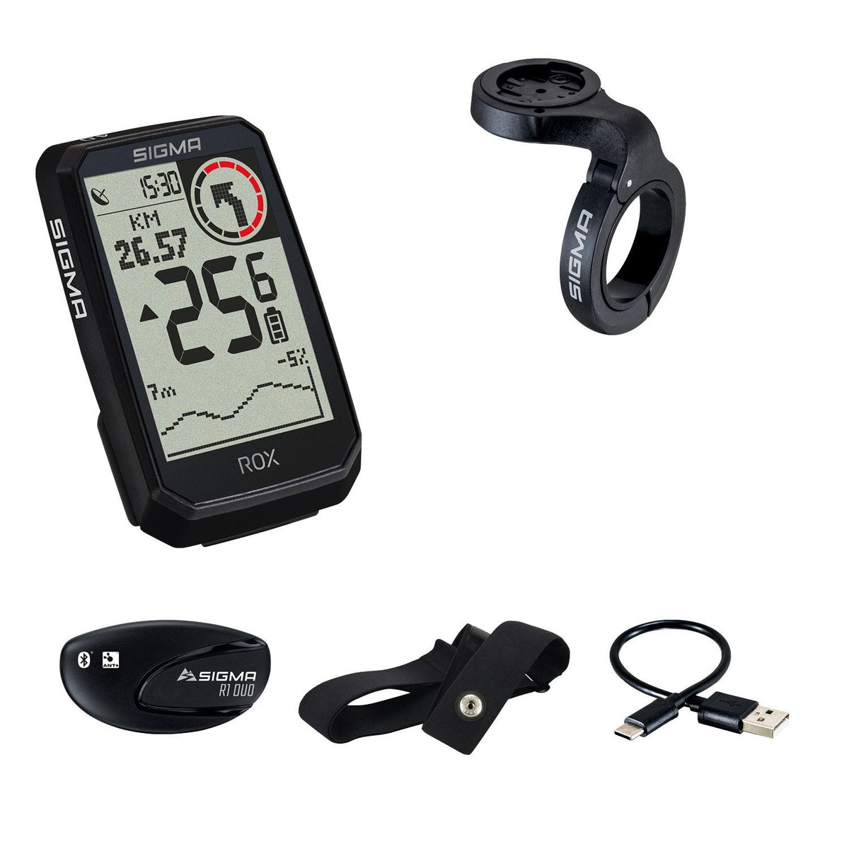 SIGMA | Ciclocomputador ROX 4.0 ENDURANCE set HR