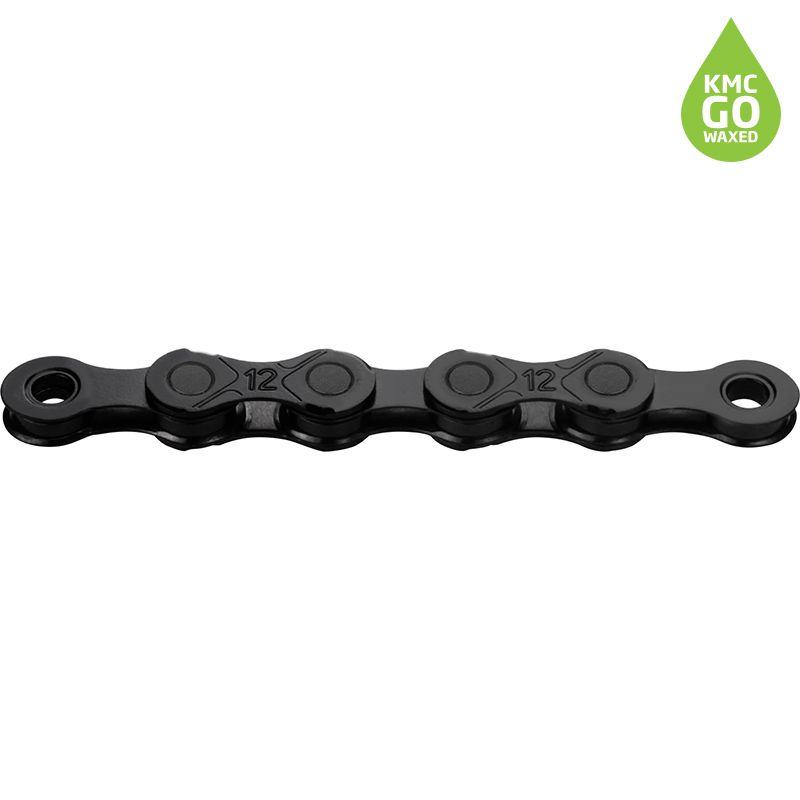 KMC | Cadena DLC Waxed 12v 126 eslabones -negro