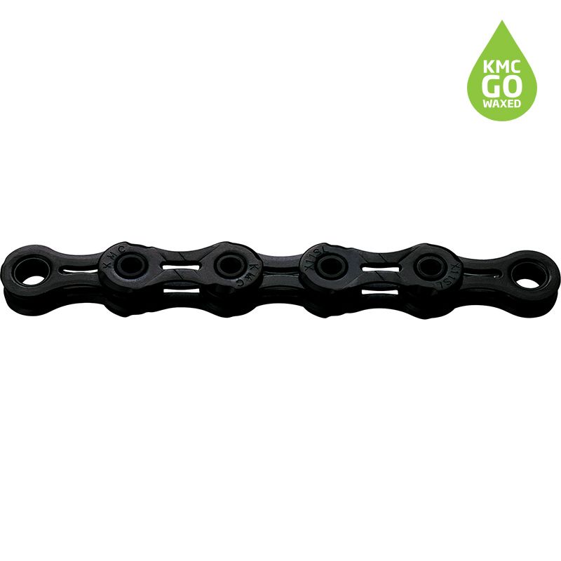 KMC | Cadena DLC Waxed 11v 118 eslabones -negro