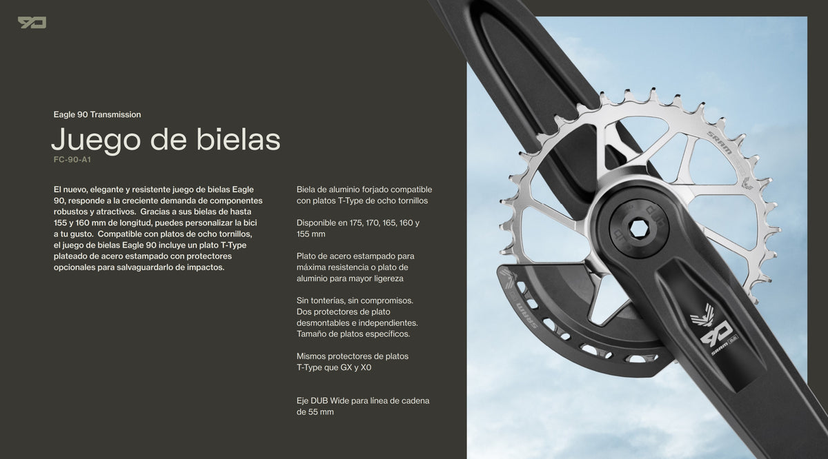 SRAM | Bielas Eagle 90 T-Type