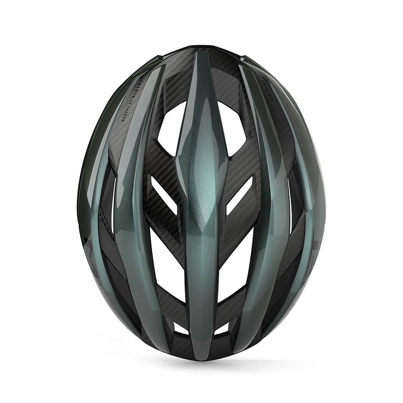 MET | Casco de Ciclismo TRENTA 3K Carbon MY26 Mips -verde azulado