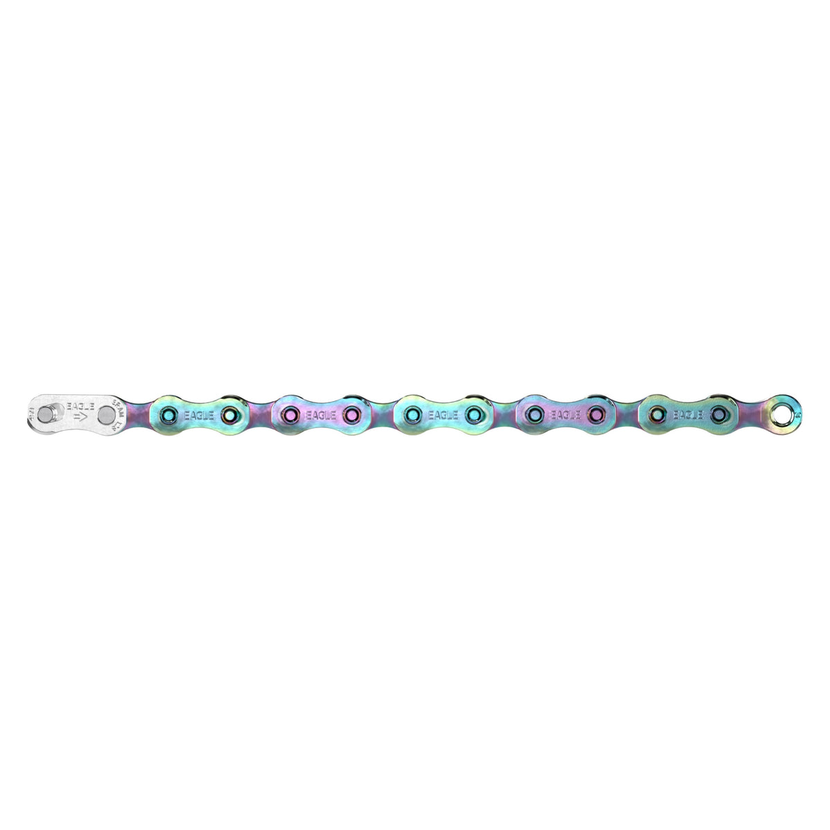 SRAM | Cadena S500 Eagle solid pin 12v 126 eslabones -rainbow