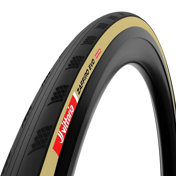 VITTORIA | Cubierta de Carretera Zaffiro Evo -crema/negro