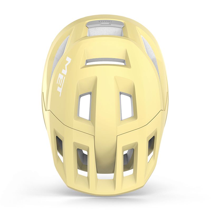 MET | Casco de ciclismo Mtb SHELTER Junior 52-56cm -amarillo mate