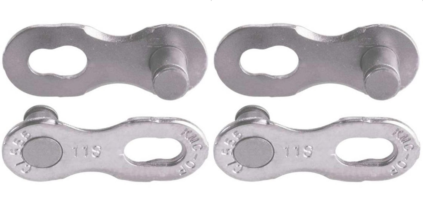 KMC | Enganche de Cadena 11v plata (2 uds)