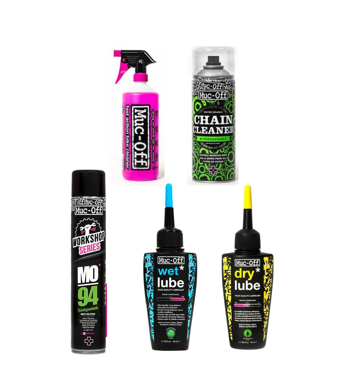 MUC-OFF | Kit de lubricación y limpieza de transmisiones