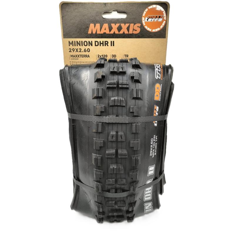 MAXXIS | Cubierta de Mtb MINION DHR II 29x2.60 2x120 TPI MAXXTERRA/DD/TR
