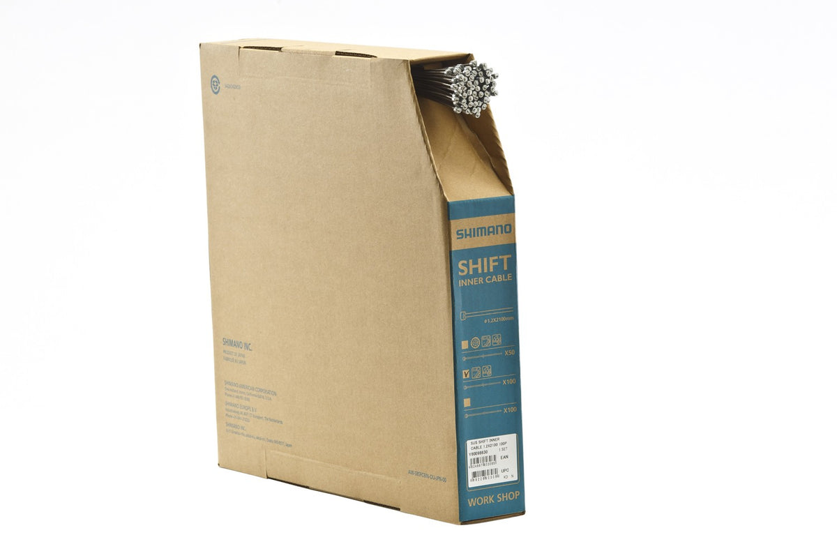SHIMANO | 100 Cables de Cambio Inoxidables