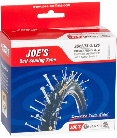 JOES | Cámara de 26x1.75-2.125 Latex Válvula Presta