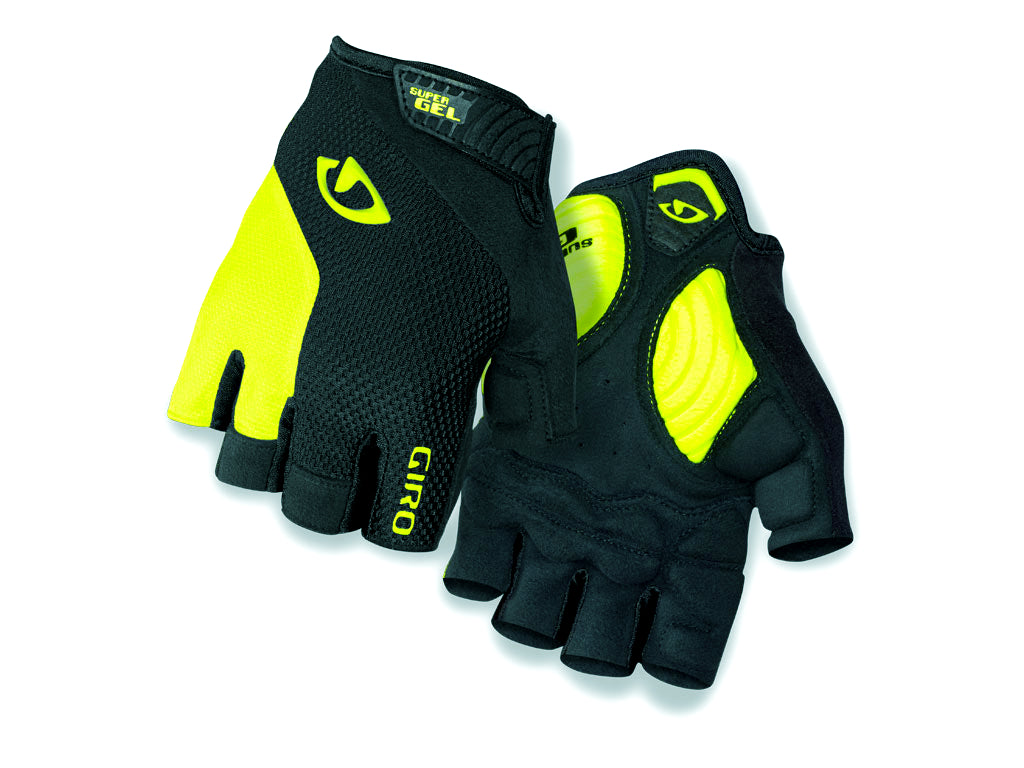 GIRO | Guantes Cortos Strade Dure Supergel (Amarillo Flúor)