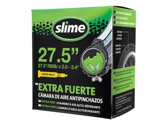 SLIME | Cámara de 27.5x2.00-2.40 Antipinchazos Válvula Presta
