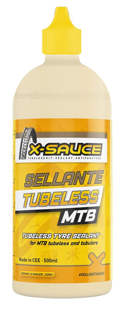 X-SAUCE | Sellante Antipinchazos Tubeless para Mtb 500ml