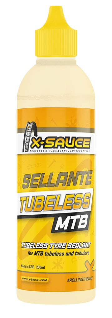 X-SAUCE | Sellante Antipinchazos Tubeless para Mtb 200ml