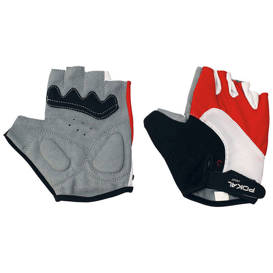 POKAL | Guantes Cortos Ari rojo-blanco