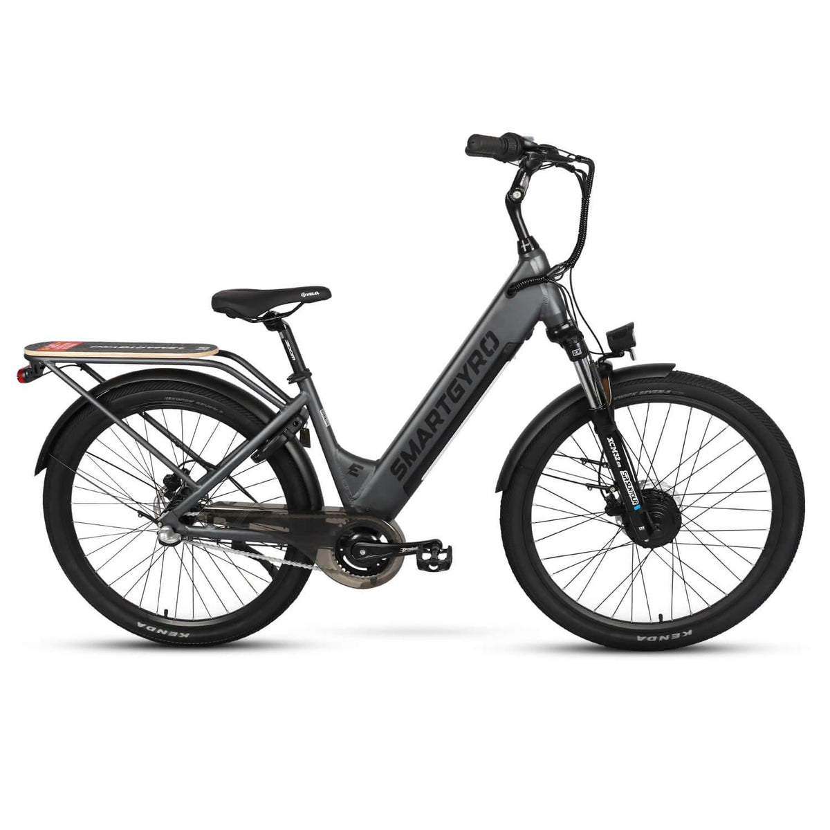 SMARTGYRO | Bicicleta eléctrica NÓMADA -titán