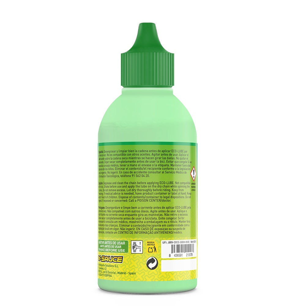 X-SAUCE | Lubricante de Cera para Cadenas de Bicicleta PRO-LUBE 125ml