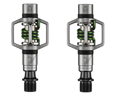 CRANK BROTHERS | Pedales Egg Beater 2 Plata/Verde