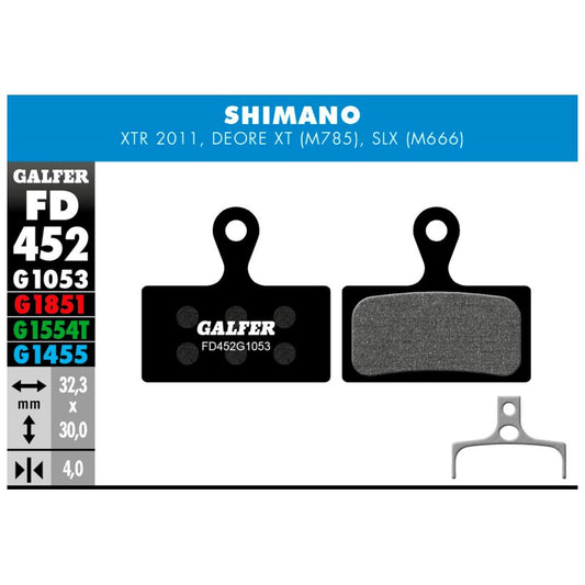 GALFER | Pastillas de Freno STANDARD compatible Shimano (FD452G1053)