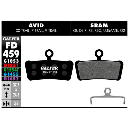 GALFER | Pastillas de Freno STANDARD compatible Avid-Sram (FD459G1053)