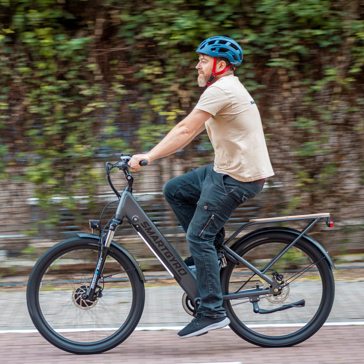 SMARTGYRO | Bicicleta eléctrica NÓMADA -titán