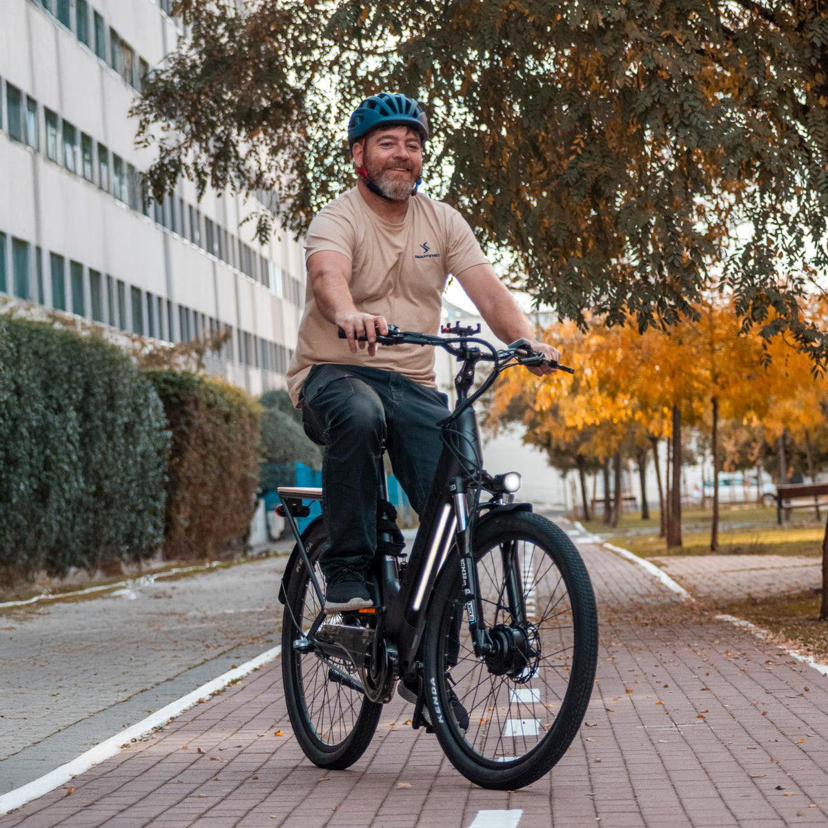 SMARTGYRO | Bicicleta eléctrica NÓMADA -titán