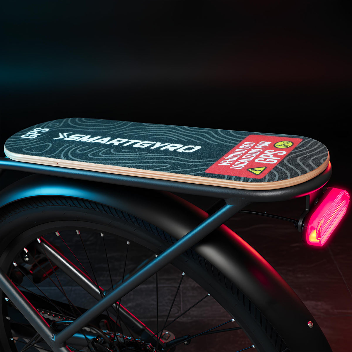 SMARTGYRO | Bicicleta eléctrica NÓMADA -titán