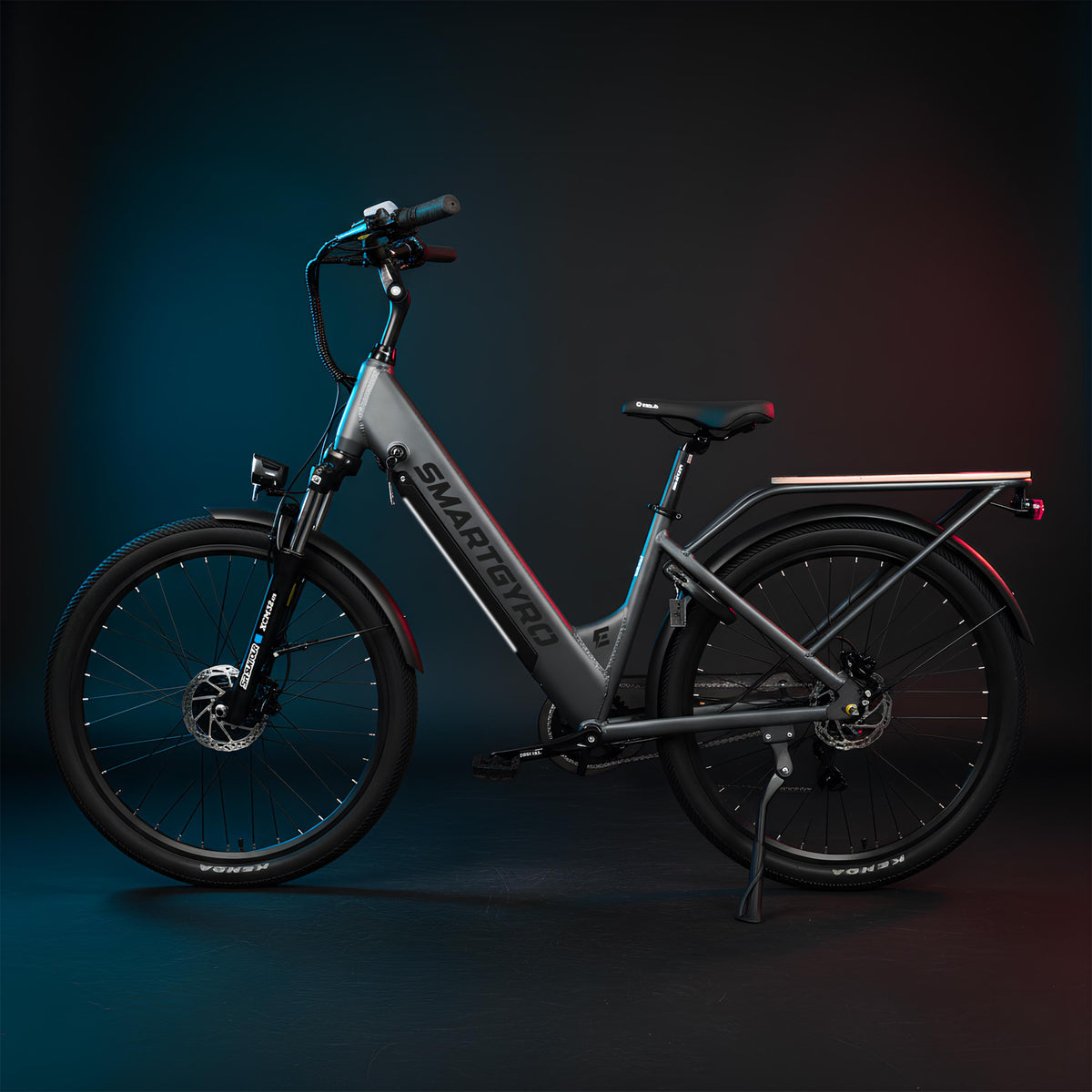 SMARTGYRO | Bicicleta eléctrica NÓMADA -titán