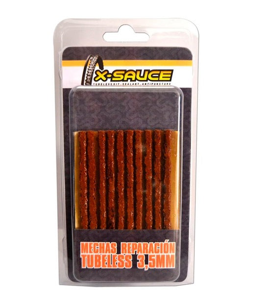 X-SAUCE | Mecha de Reparación para Cubiertas Tubeless 3.5mm (10 uds)
