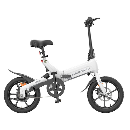 SMARTGYRO | Bicicleta eléctrica de paseo SOHO 16" -ice