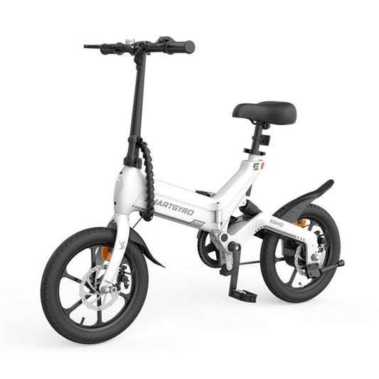 SMARTGYRO | Bicicleta eléctrica de paseo SOHO 16" -ice